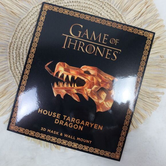 HBO Game of Thrones Mask House Targaryen Dragon 3D Mask and Wall Mount - Picture 3 of 9